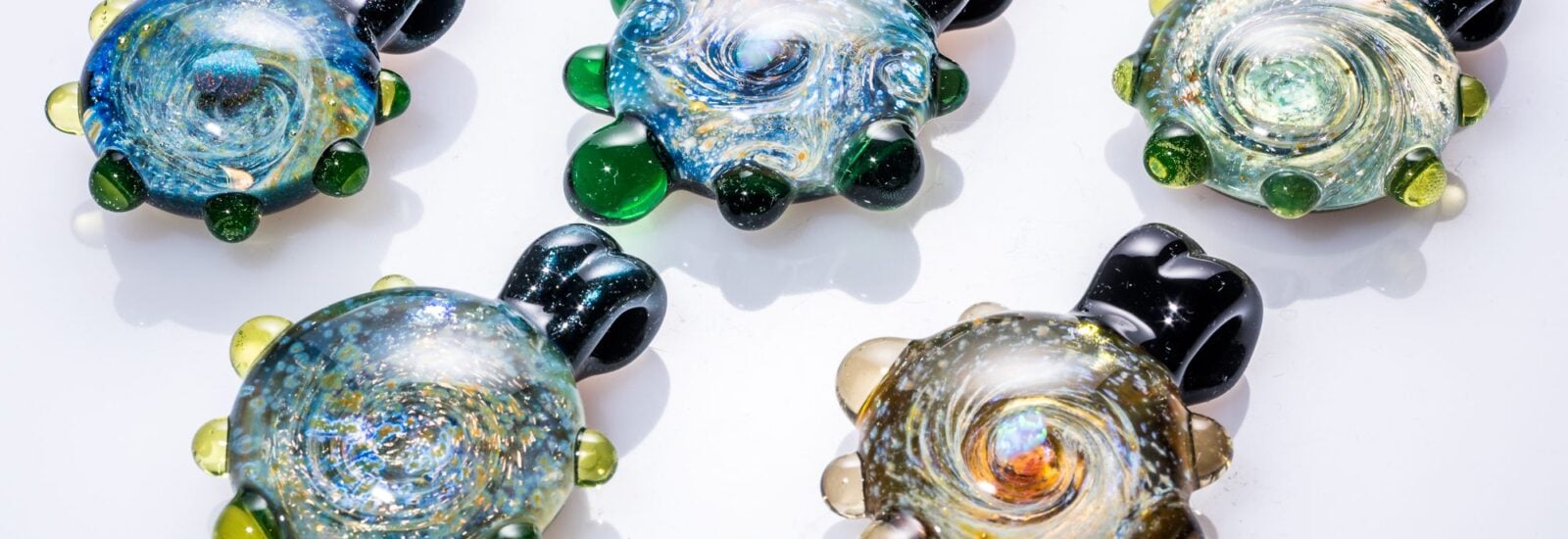 Gorgeous glass pendants