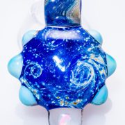 Custom Blue Space Glass Compass